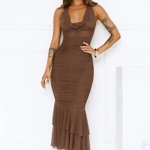 Hello Molly Chocolate Dress